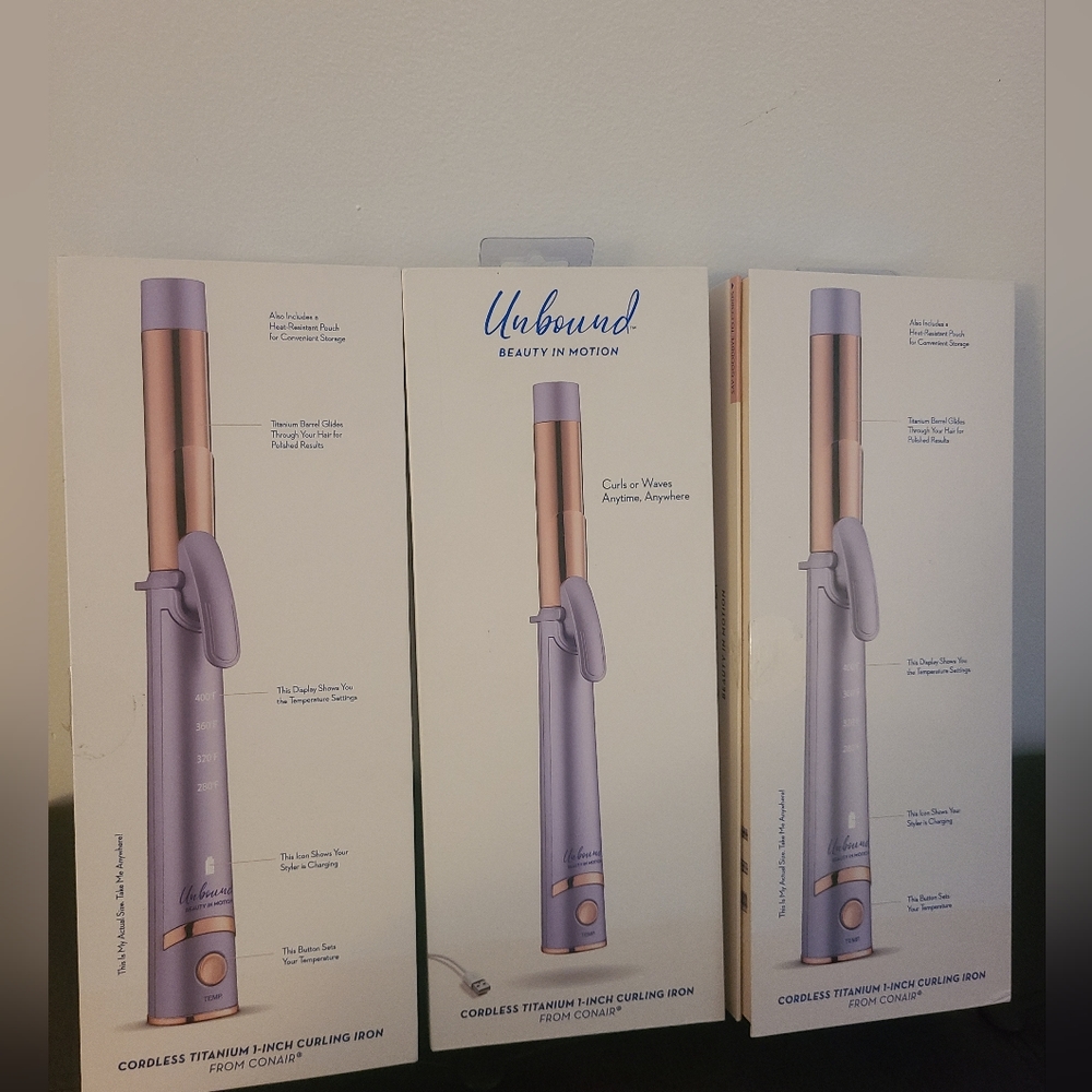 Unbound Cordless Curling Iron